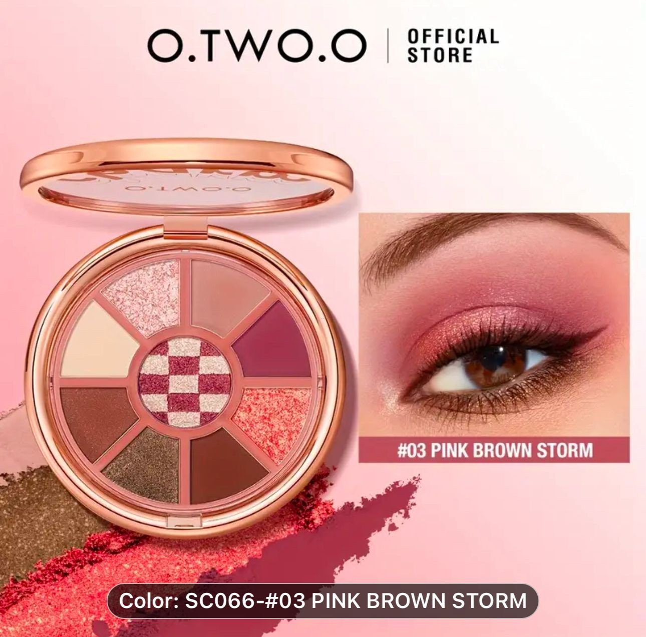 O.TWO.O Velvet Smooth Eyeshadow Palette