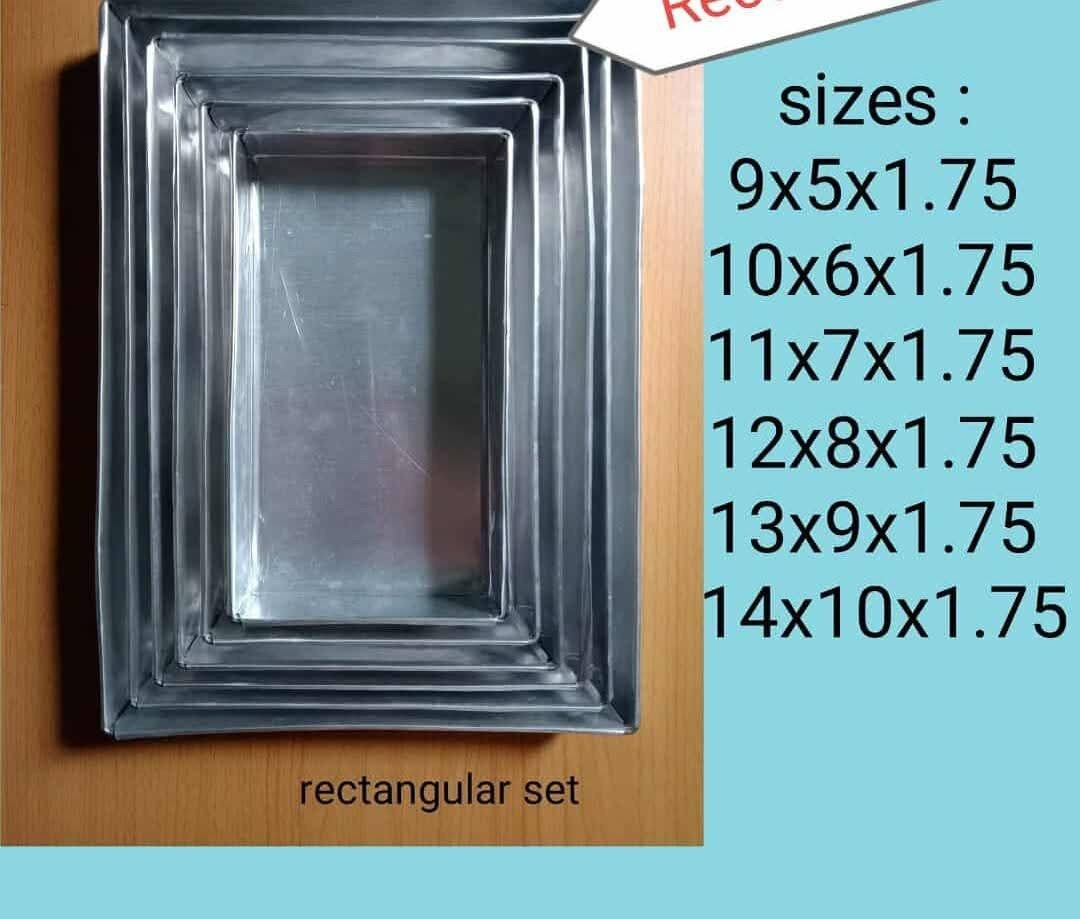 Rectangle Pan Set 6pcs